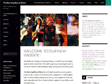 Tablet Screenshot of burningbiscuit.com